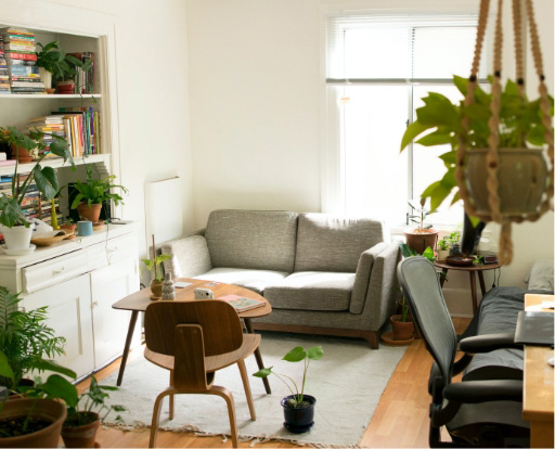 inside the home living room