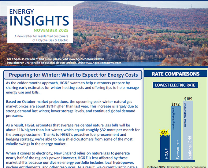 Image of HG&E's November News